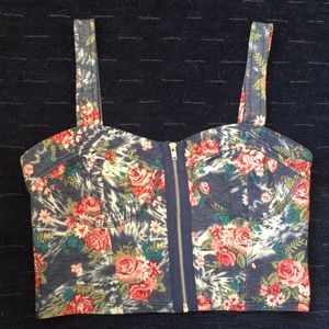 Floral Crop Top